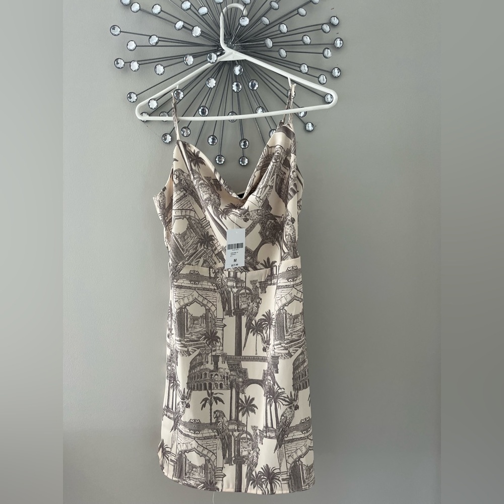 European Print Dress